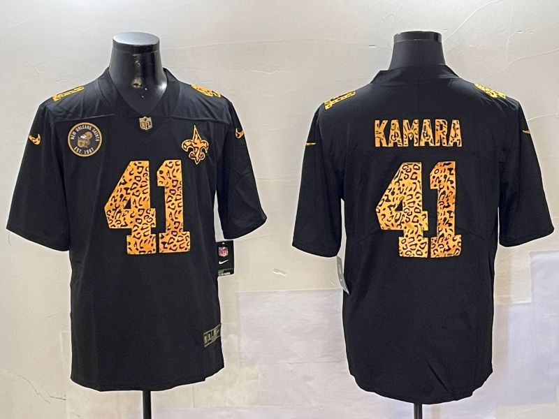 Men New Orleans Saints #41 Kamara Black 2024 Nike Limited NFL Jersey style 01082->new orleans saints->NFL Jersey